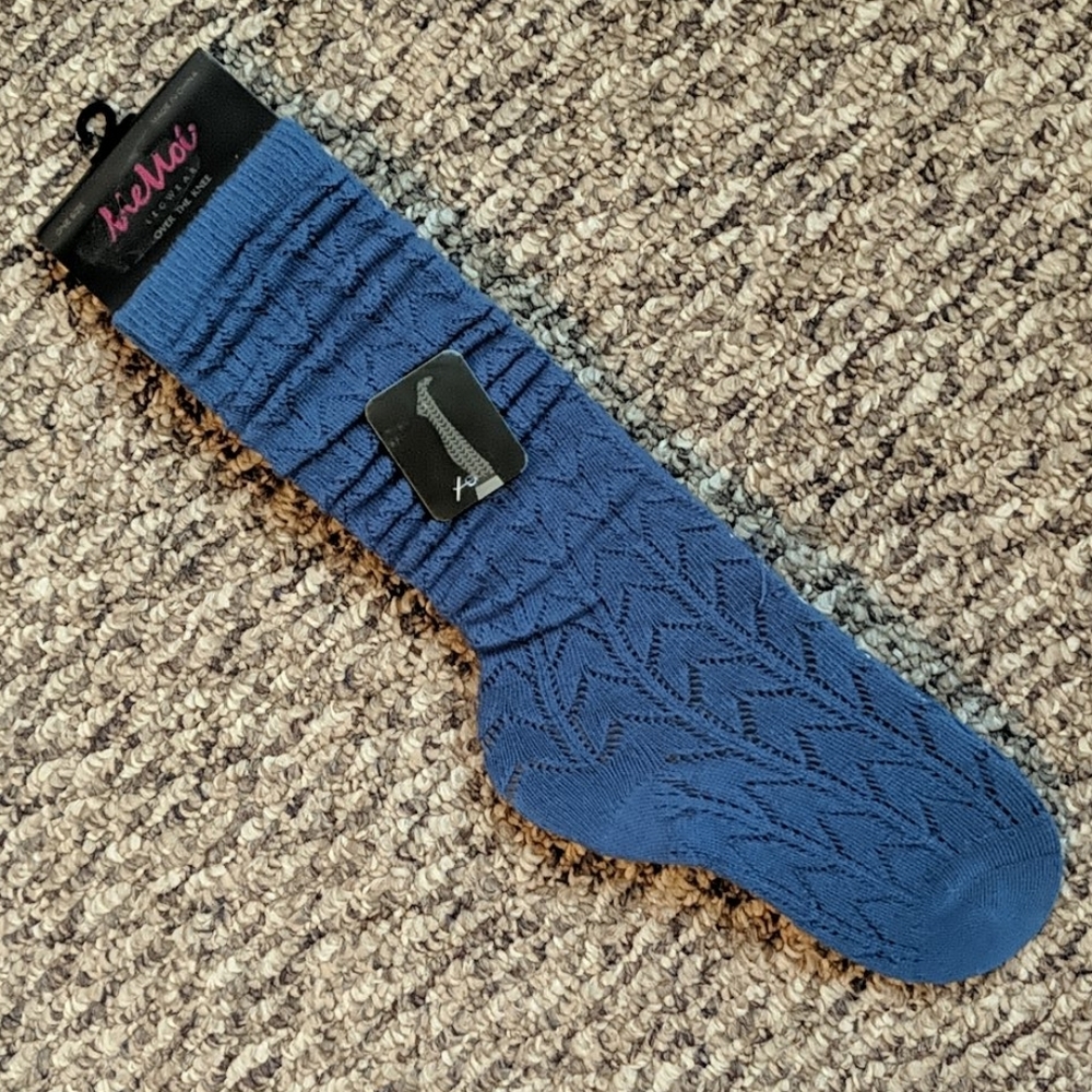 MeMoi over the knee Navy sock